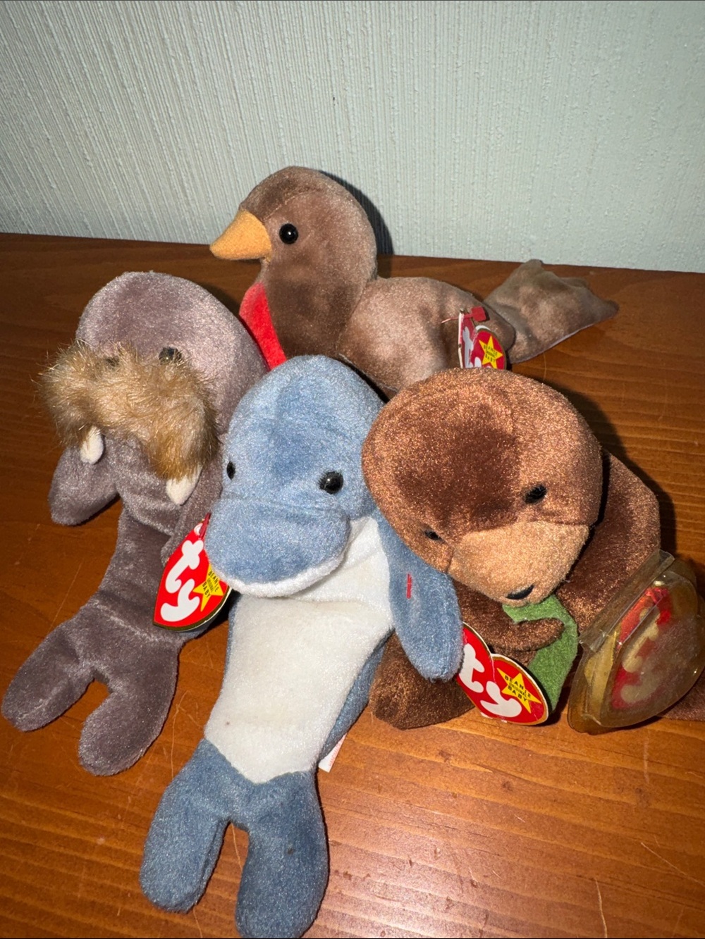 Ty Beanie Babies Mixed Animal Lot - 8 total - Picture 2 of 3
